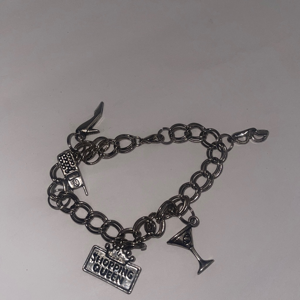 Charm Bracelet Shopping Queen Great Condition